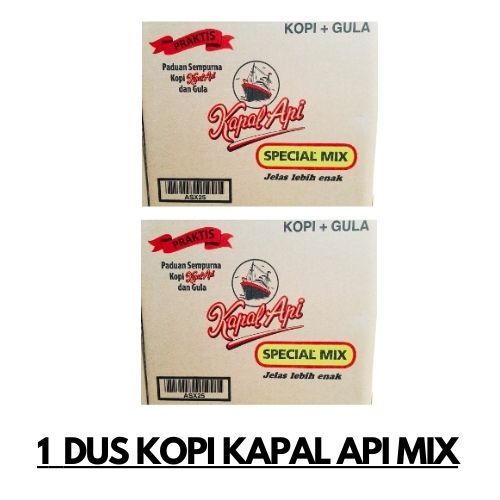 

1 DUS KOPI KAPAL API MX ISI 120 SACHET 25GRAM/ 1 DUS ISI 12 RENTENG 1 RENTENG ISI 10 SACHET