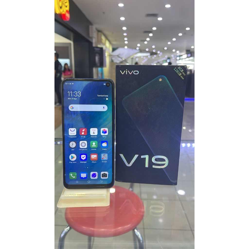 VIVO V19 8/128GB SECOND SEKEN BEKAS RAM 8 INTERNAL 128