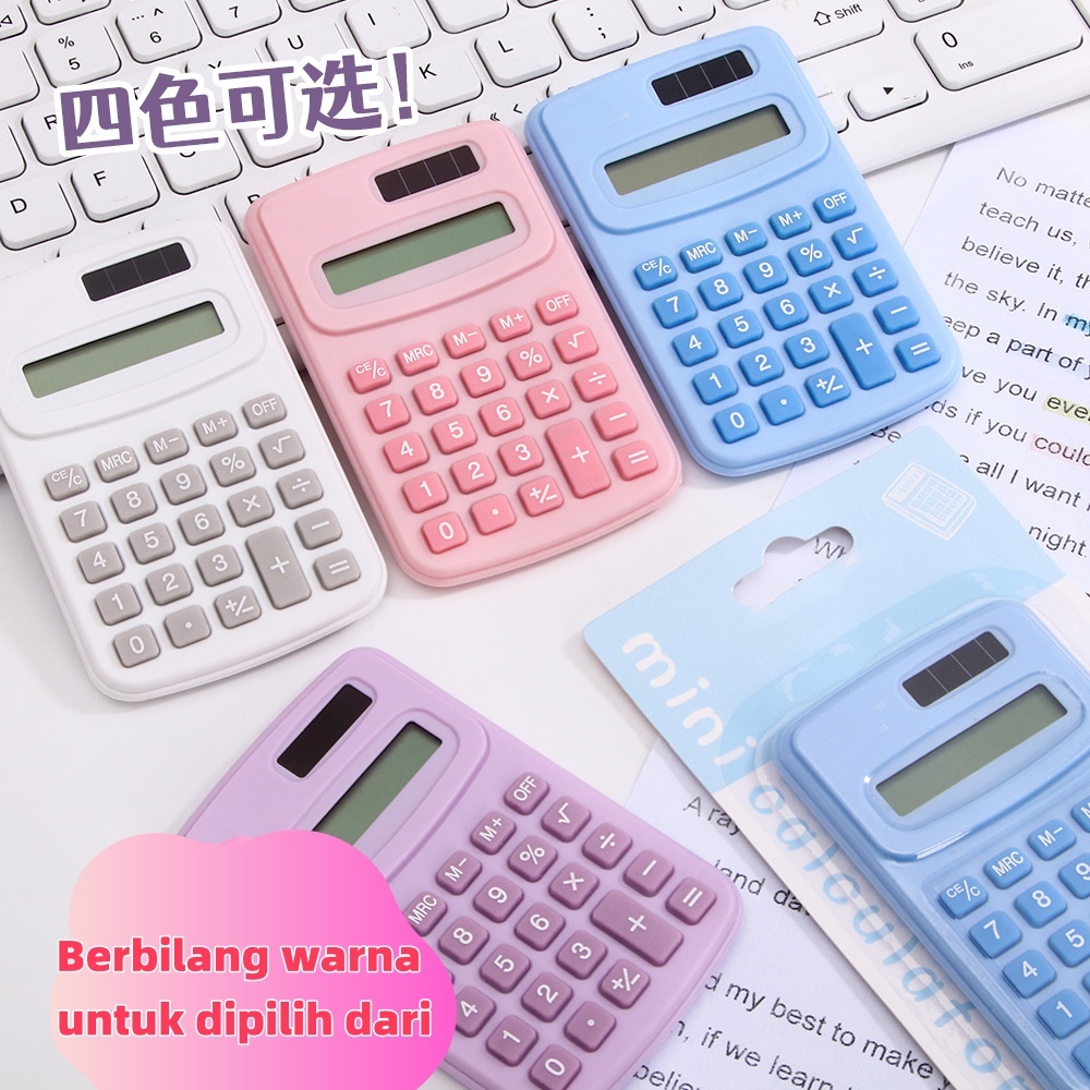 

Kalkulator Sekolah Dasar Lucu Mini Komputer Portabel Akuntansi Aritmatika Komputer Portabel Merupakan kalkulator 8 digit yang dilengkapi dengan fungsi perhitungan kompleks yang dapat digunakan oleh pekerja, pelajar dan pelajar. Ukurannya kecil, mudah dib