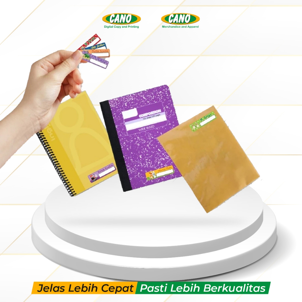 

Cetak Label Nama Buku/Custom Label Nama/Label Stiker Custom Nama