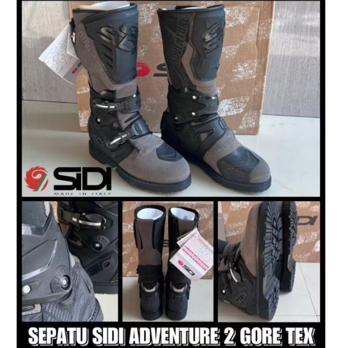SEPATU SIDI ADVENTURE 2 GORE-TEX GREY BOOTS SIDI ADVENTURE GORE-TEX ORIGINAL