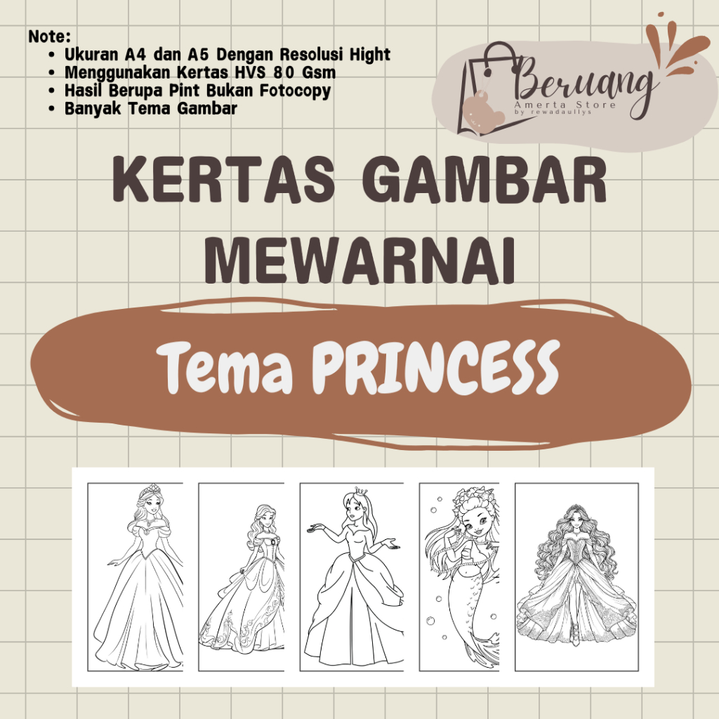 

Gambar Mewarnai Anak TEMA PRINCESS