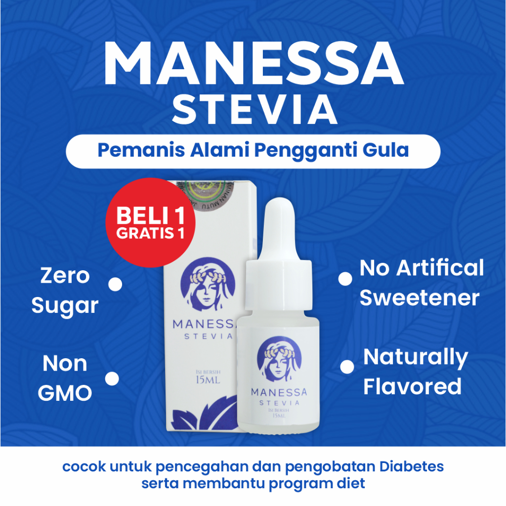 

Promo beli 1 gratis 1 - Manessa stevia | pemanis alami stevia | pengganti gula