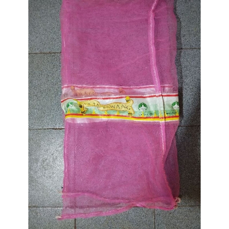 karung bekas bawang putih, 1 lembar