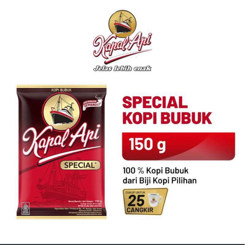 

KAPAL API Special Merah 150 gr