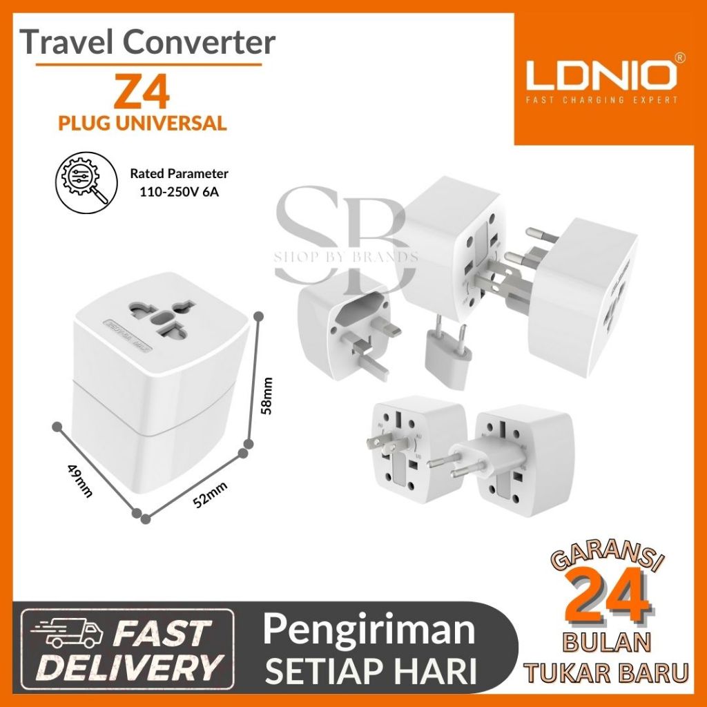 Travel Converter Plug LDNIO Z4 Universal Plug