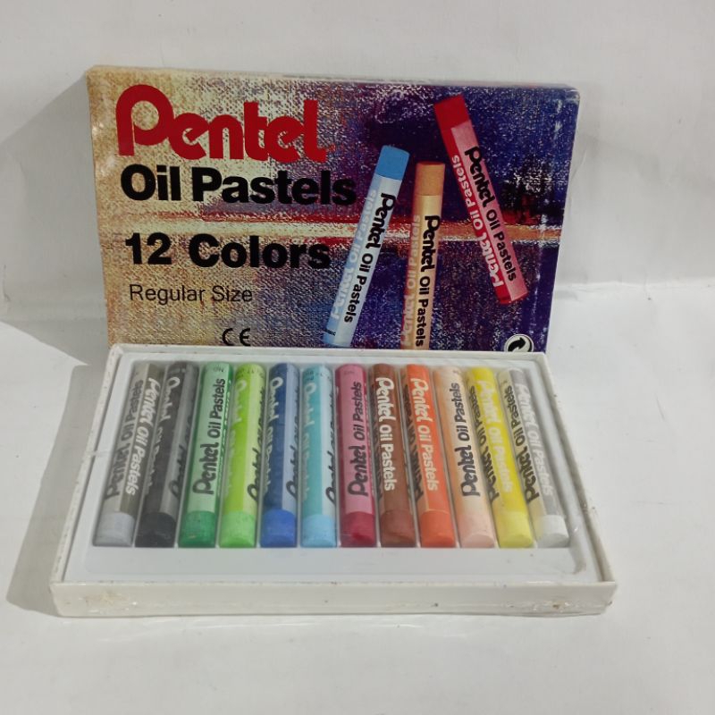 

CRAYON PENTEL OIL PASTELS 12 warna / set