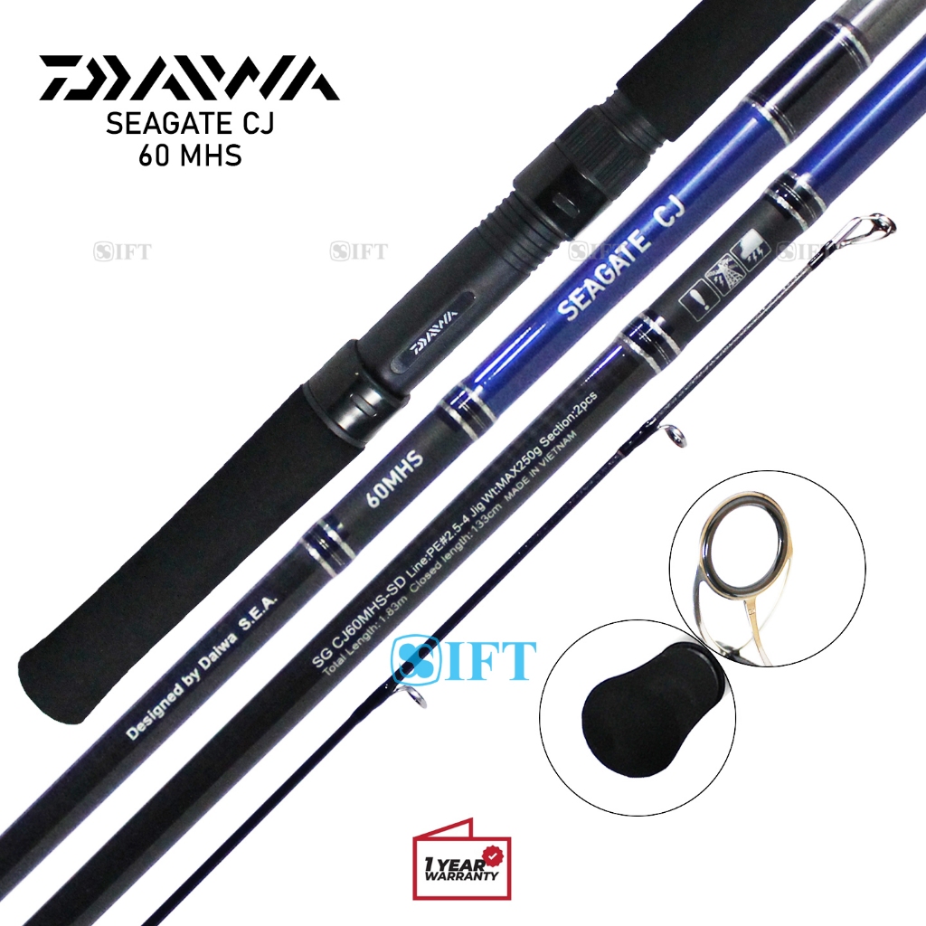 Joran DAIWA SEAGATE CJ | Castjig PE 2-4 Butt Join | Casting Jigging Laut | IFT