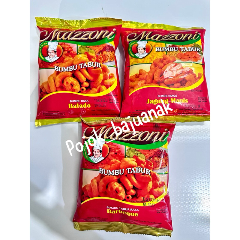 

Bumbu Tabur Kentang Goreng Mazzoni 100gram