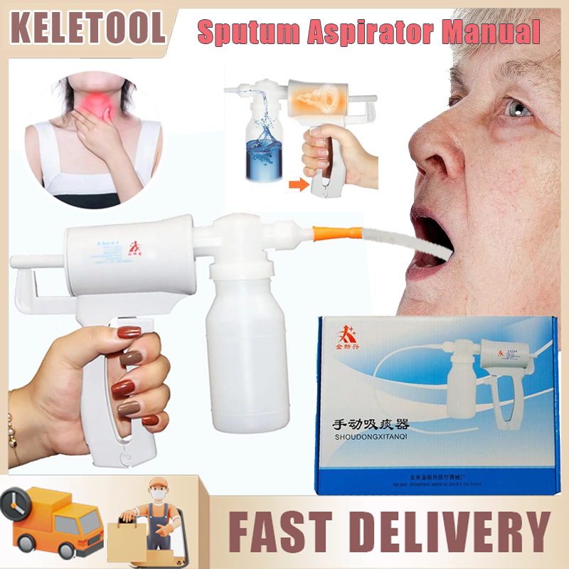Sputum Aspirator Manual Suction pump manual hand alat suction penyedot dahak suction pump suction pu
