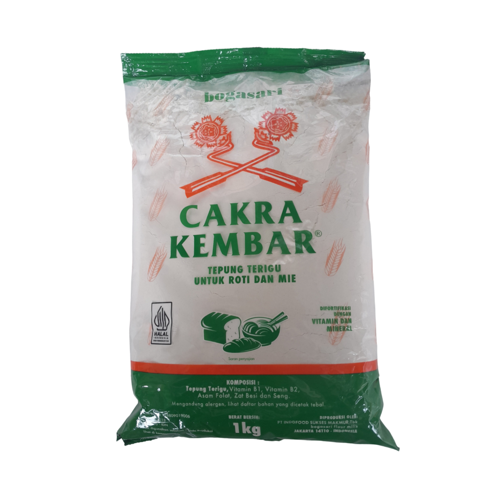 

Tepung Terigu Cakra Kembar 1kg (repack)