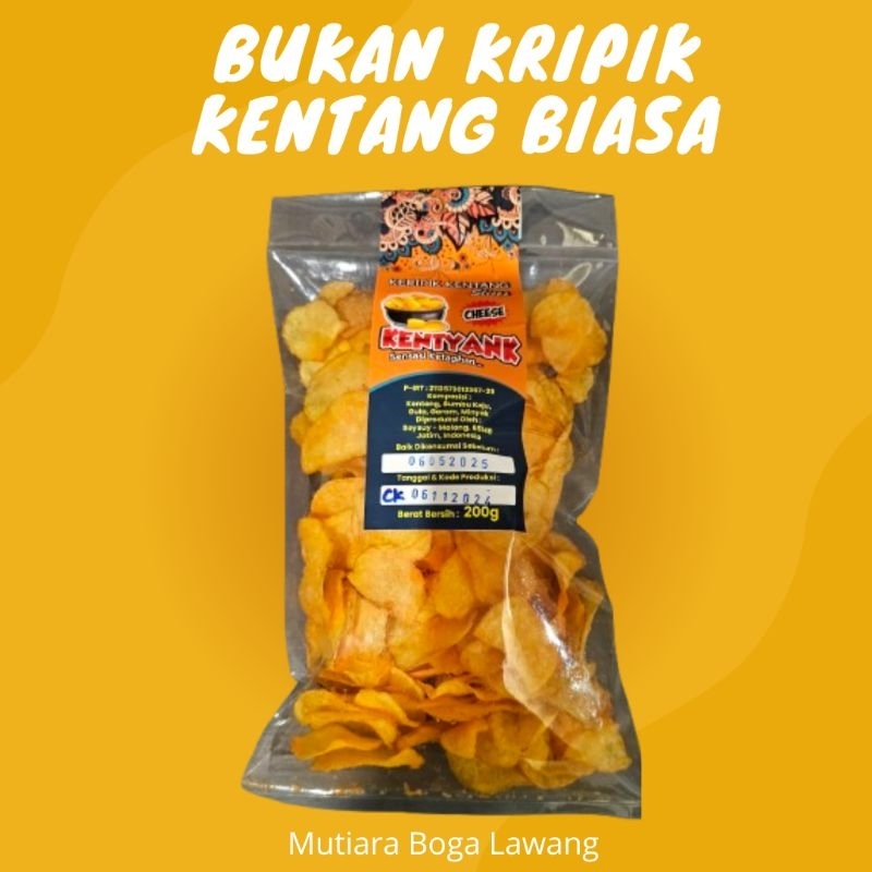

Keripik Kentang Asli Kentyank 250 gram