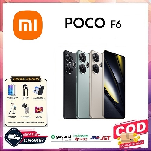 Xiaomi POCO F6 (8GB+256GB) Snapdragon 8s Gen 3 | LiquidCool Technology 4.0 IceLoop  8+256G