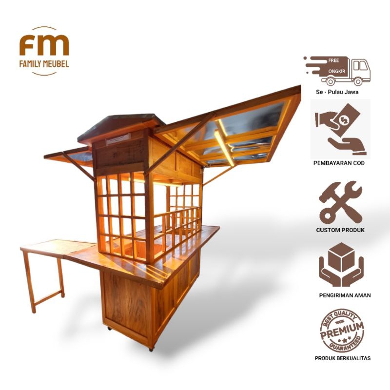 Gerobak angkringan dimsum