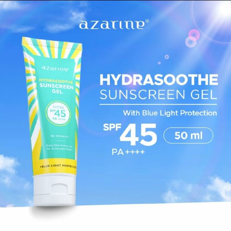 [NEW] Azarine Hydrasoothe Sunscreen Gel SPF45 PA+++ 50ML baru bersegel bukan preloved