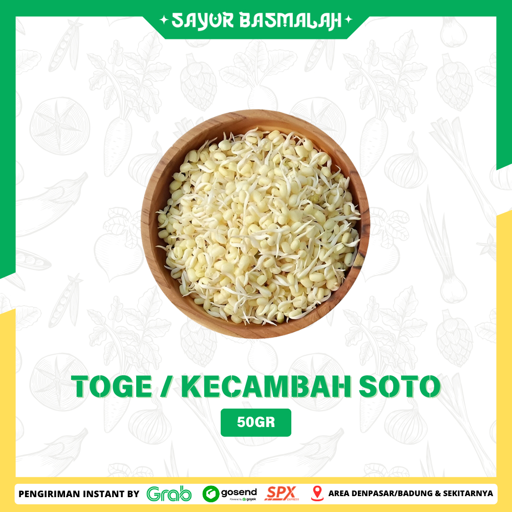 

Toge / Kecambah soto 50gr - Sayur Basmalah