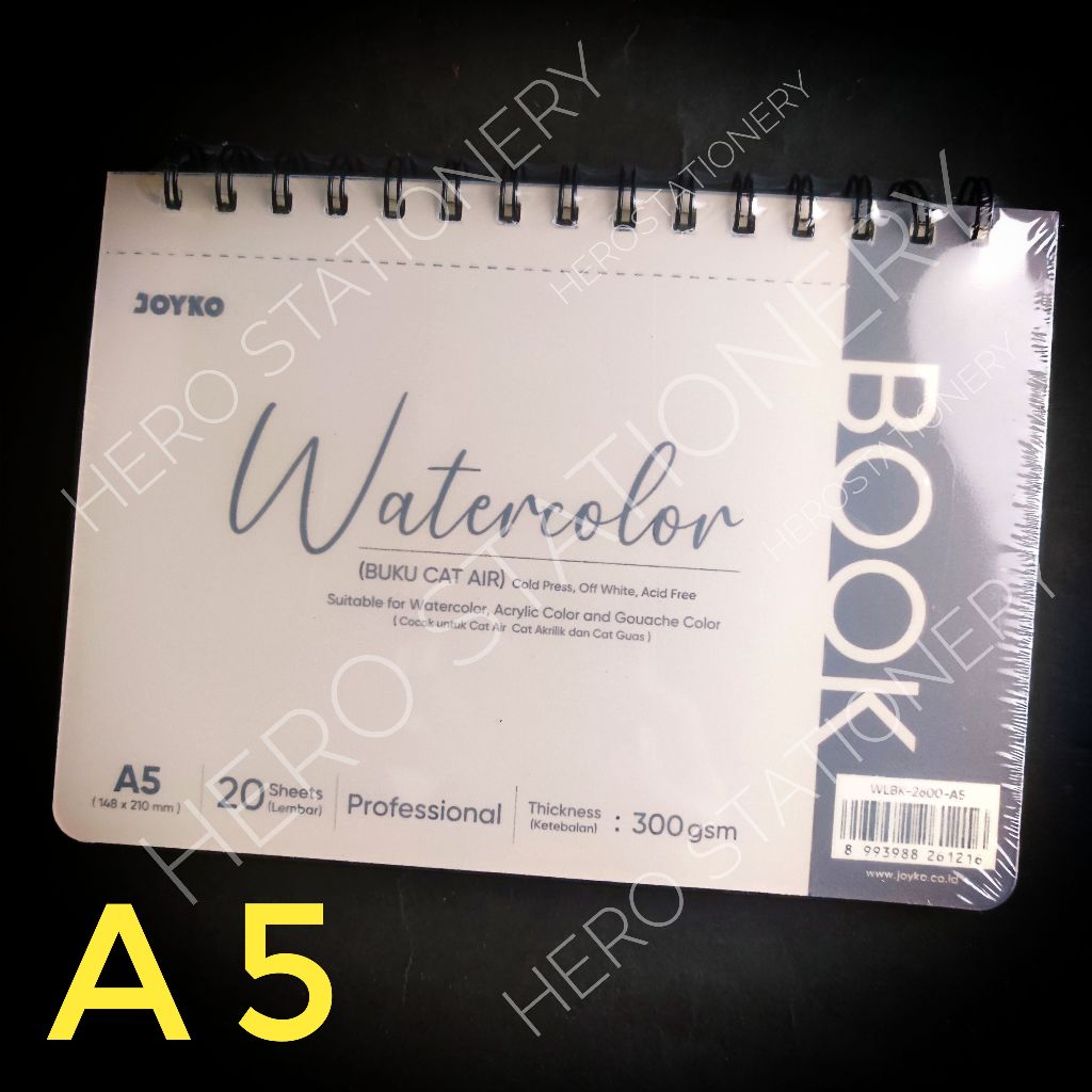 

Buku cat air watercolor book joyko WLBK-2600 A5