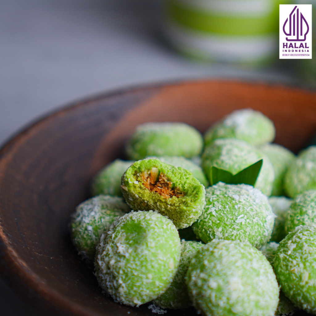 

Klepon Balls | Klepon Pandan Butter Cookies by Bakeballs | Kue Kering Halal, Tanpa Telur, Rendah Gula