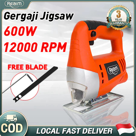 REAIM Mesin Gergaji Listrik - Electirc Jigsaw GT-55 Kayu dan Besi
