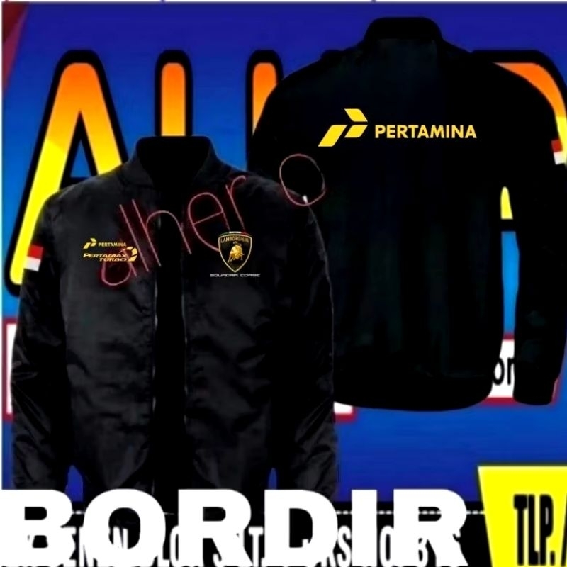 Jaket bordir Pertamina jaket Pertamina jaket bomber Pertamina Jaket kerja Pertamina Jaket seragam Pe