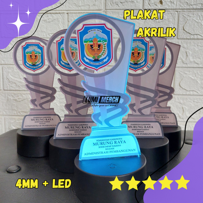 Plakat Akrilik / Acrylic / LED / Lampu / Kado / Hiasan / Wisuda