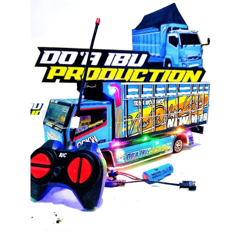 PROMO COD MINIATUR TRUK OLENG REMOTE KONTROL BATRAI BISA DI CAS FULL FARIASI LAMPU LED WARNA WARNI M