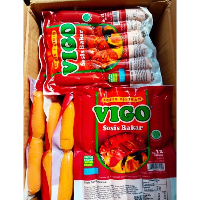 

Vigo Sosis Bakar Isi 12 Pcs 500 Gram