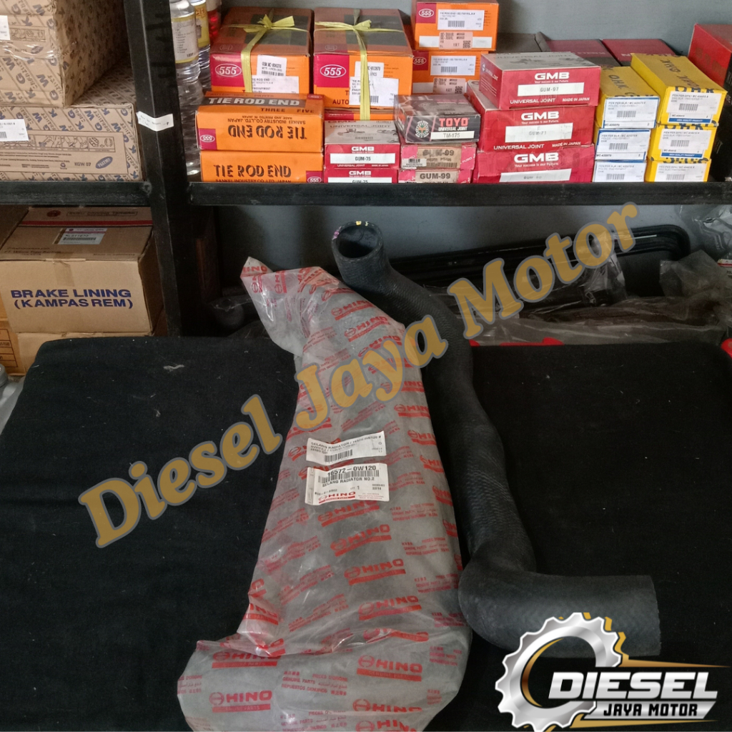 Selang Radiator Bawah HINO/DUTRO 130HD Genuine/Ori (HOP)