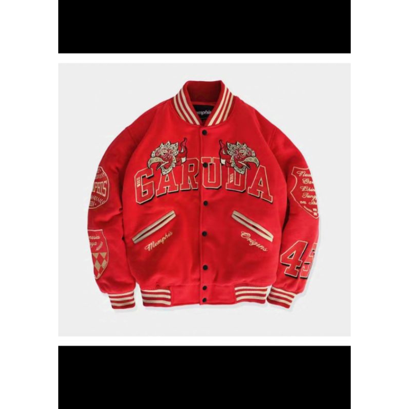 MEMPHIS ORIGINS VARSITY JACKET GARUDA LIMITED EDITION