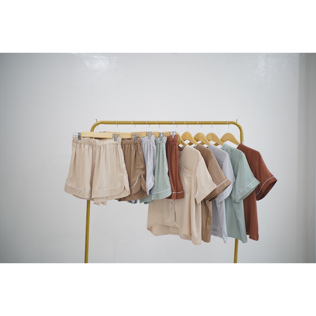 Setelan Piyama Satin Big size, Setelan Piyama Satin Jumbo, Setelan Piyama Satin, Setelan Baju Rumaha