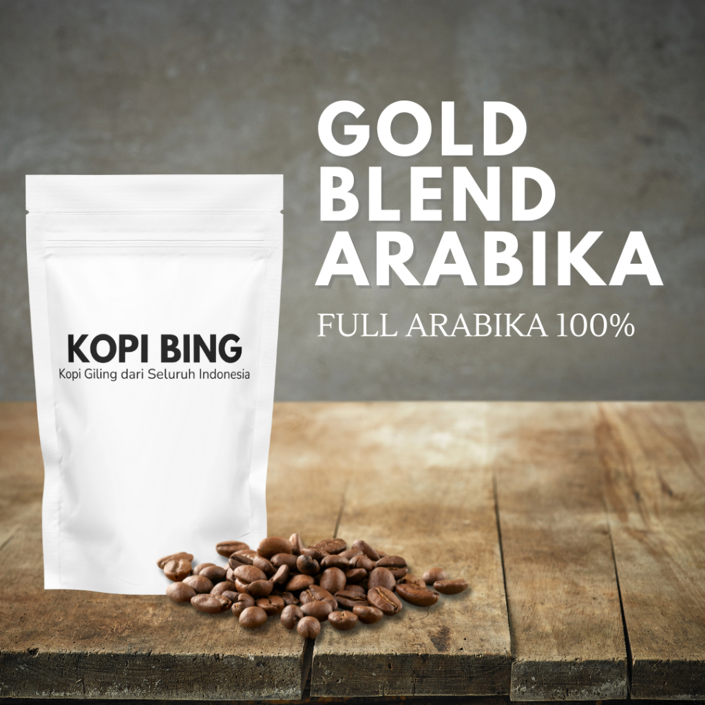 

Kopi Bing Gold Blend 100% Arabika 1 Kg