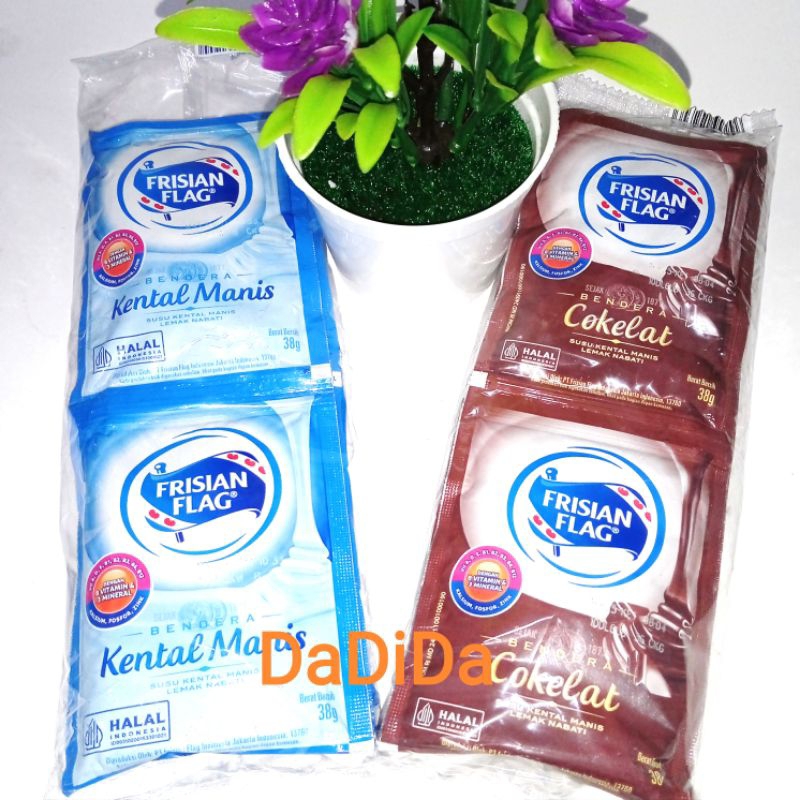 

Frisian flag Bendera kental manis (isi 6 sachet)