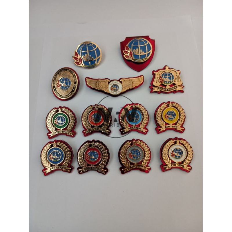 BREVET PIN WING ATR BPN/PIN ATR BPN/WING ATR BPN/EMBLEM BARET ATR BPN/KUASA HUKUM ATR BPN