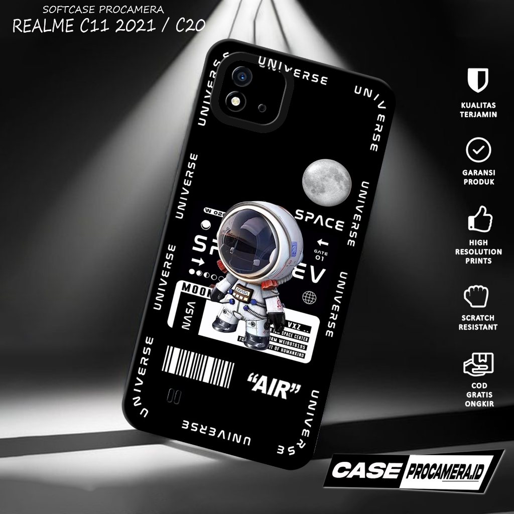 Case compatible for REALME C11 2021 / REALME C20 - Casing Procamera REALME Terbaru 2025 { Case ASTRO