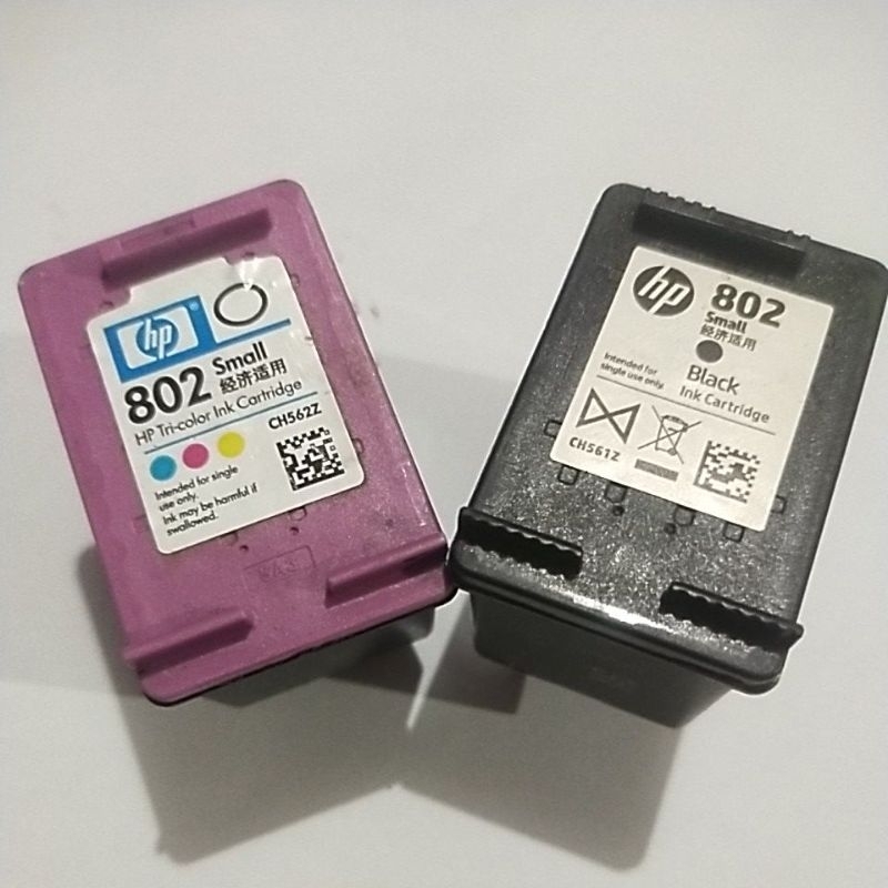 cartridge kosongan original copotan printer hp 802