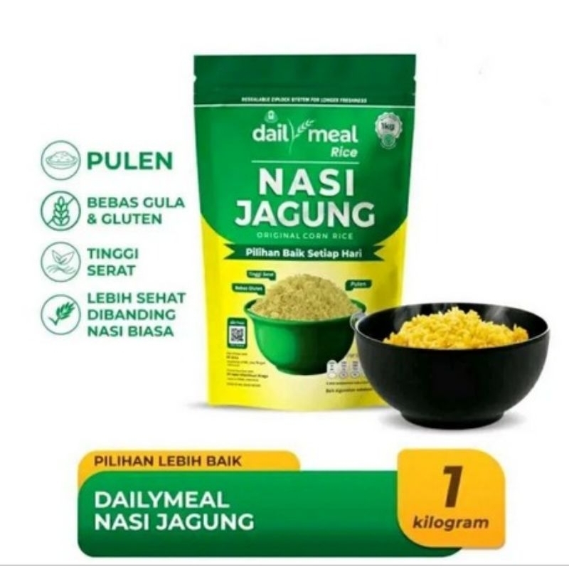 

Daily Meal Beras Jagung 1 kg | singkong