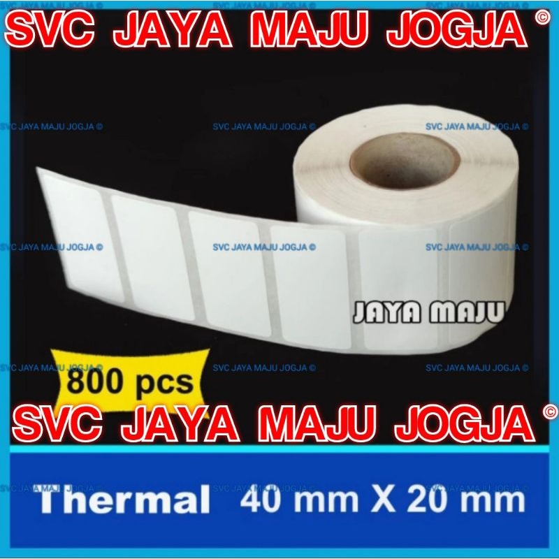 

LABEL STICKER BARCODE THERMAL 40 X 20 - 40X20MM - 1 LINE - ISI : 800 PCS - DIRECT THERMAL - XPRINTER || LABEL TIDAK PAKAI RIBBON BARCODE || 40 X 20 THERMAL TOP COAT - 1 LINE - FACE OUT - ISI 800 PCS || 40X20 TOKO ALAT LISTRIK TOKO ELEKTRONIK