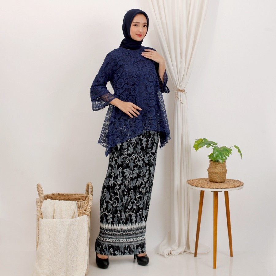 hanya ATASAN kebaya rinjani  kebaya rinjani jumbo - kebaya modern brokat /kebaya modern jumbo kebaya