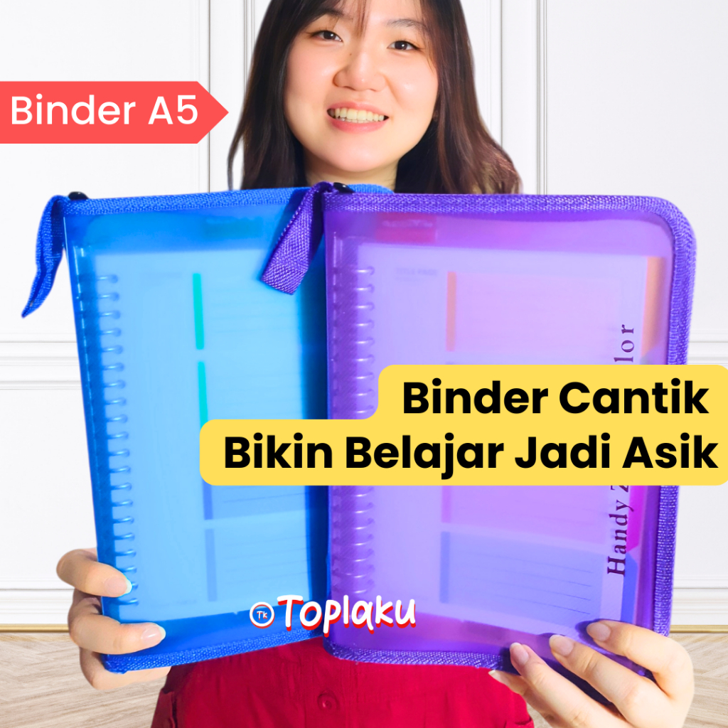 

Buku Binder Kuliah A5 Aesthetic ANTI AIR Lucu Tulis Catatan Kecil Untuk Notebook Note Polos Anak 998
