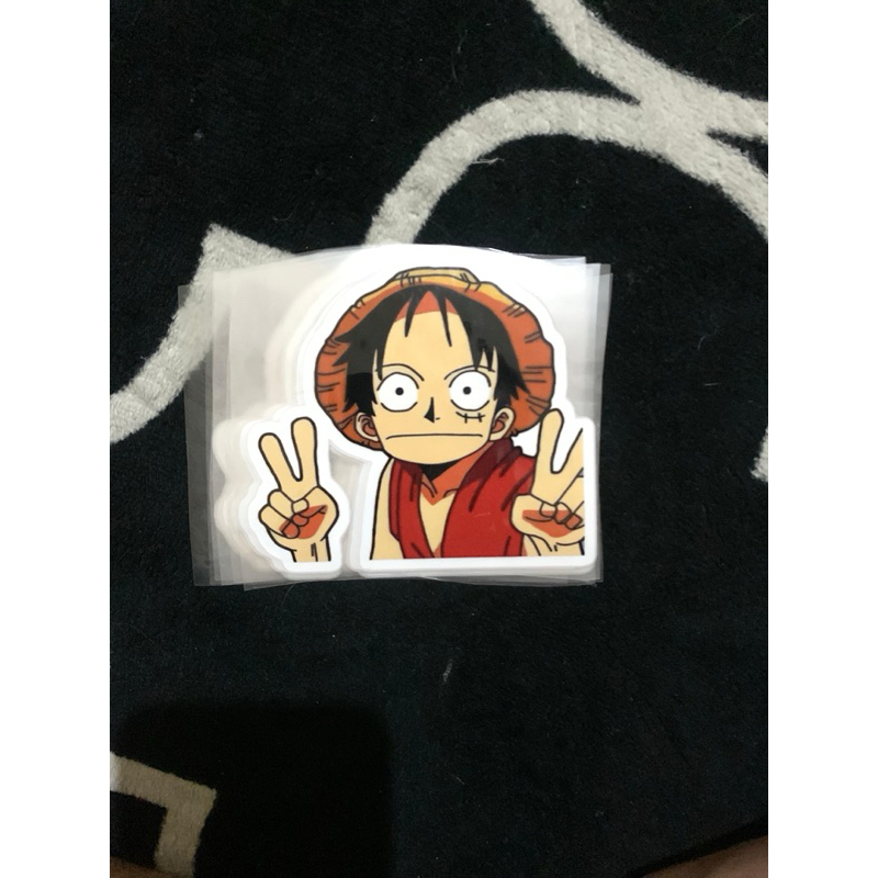 SABLON SETRIKA SABLON DTF TEMA LUFFY ANIME ONE PIECE