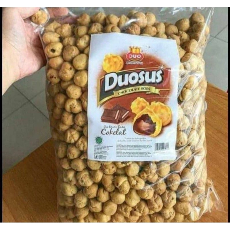 

Duosus coklat Duosus roti coklat kemasan 1kg dan 2kg