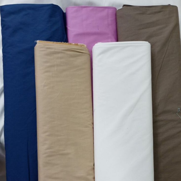 Bahan katun poplin katun jepang bahan katun polos tokai
