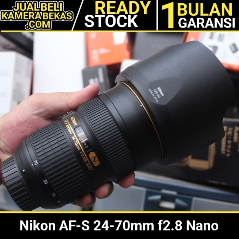 Nikon 24-70mm f2.8 Nano AF-S BEKAS