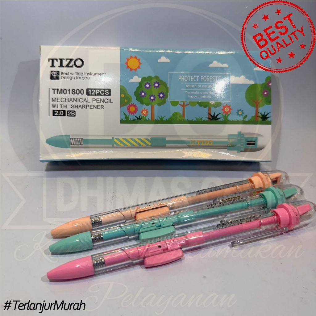 Pensil Mekanik Tizo / Mechanical pencil / pensil isi Tizo