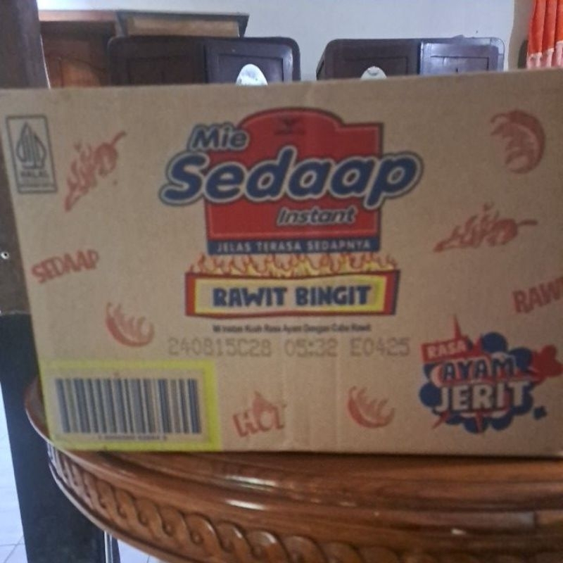 

mie sedaap rawit bingit isi 40