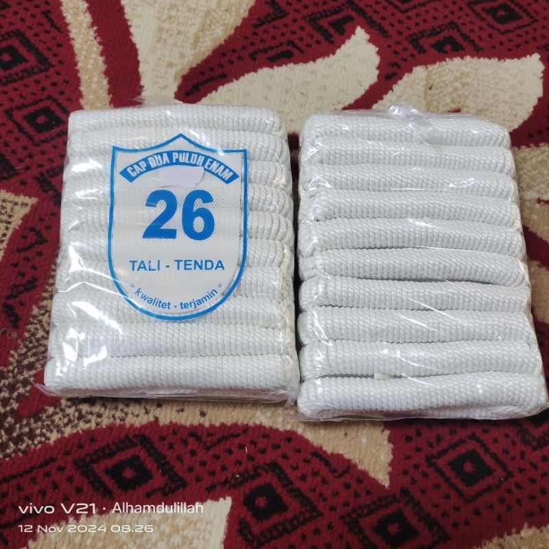 

Tali marlon/tali penolong Pramuka 10M per 1pack(isi 10pcs)