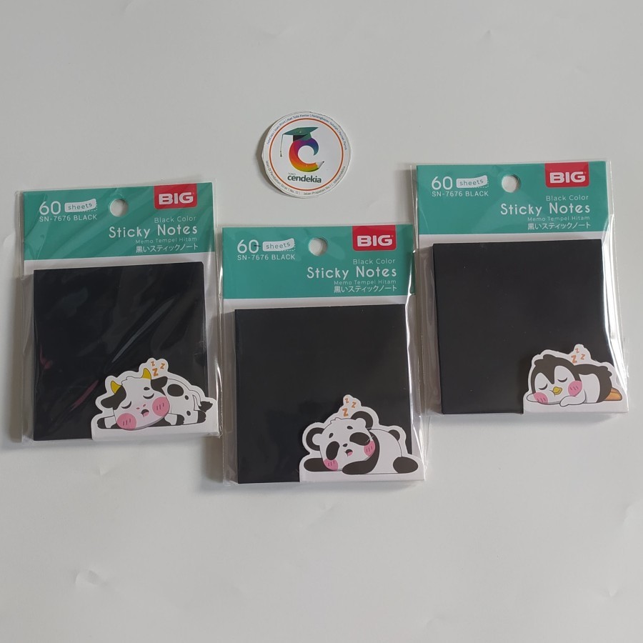 

Sticky Note Pembatas BIG 76 x 76 mm Black SN7676B