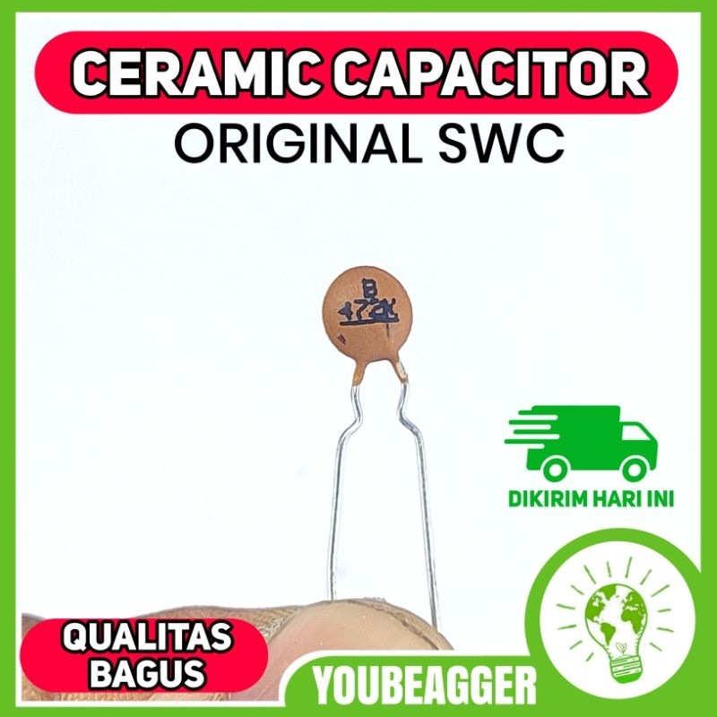 Kapasitor keramik 472 472k original SWC