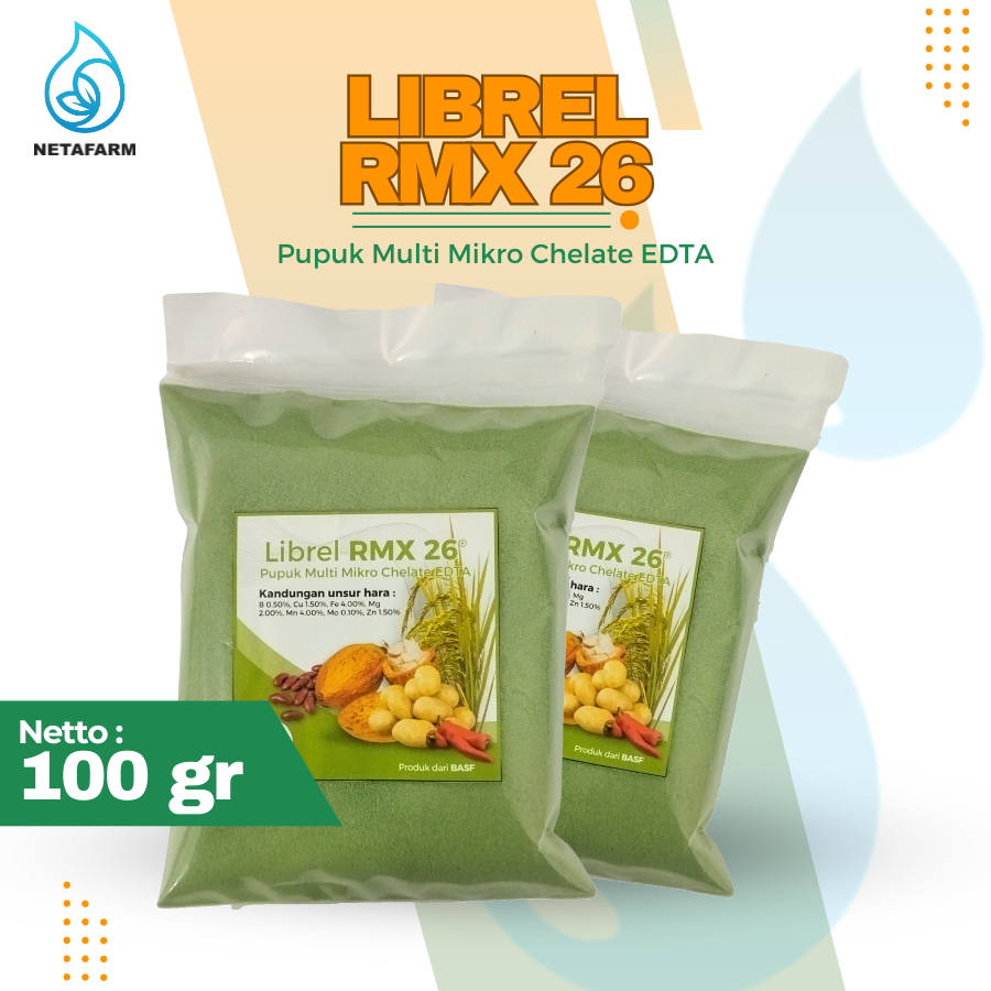 Pupuk Multi Mikro Chelate EDTA Librel RMX 26 - 100 gram