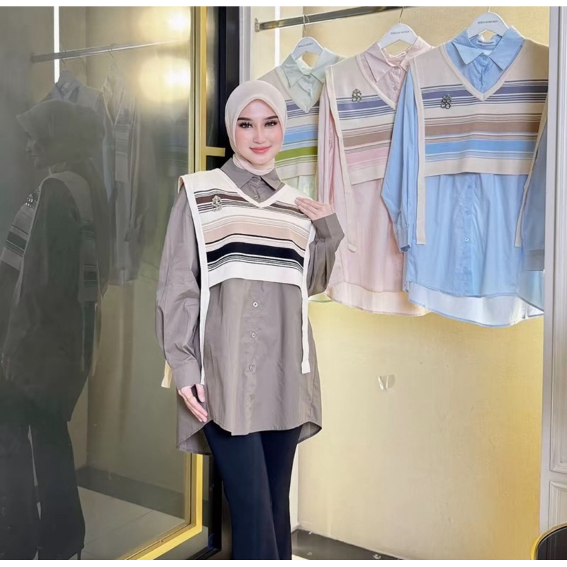 Kemeja Rompi Shellasaukia ORI 100% by Shellasaukia